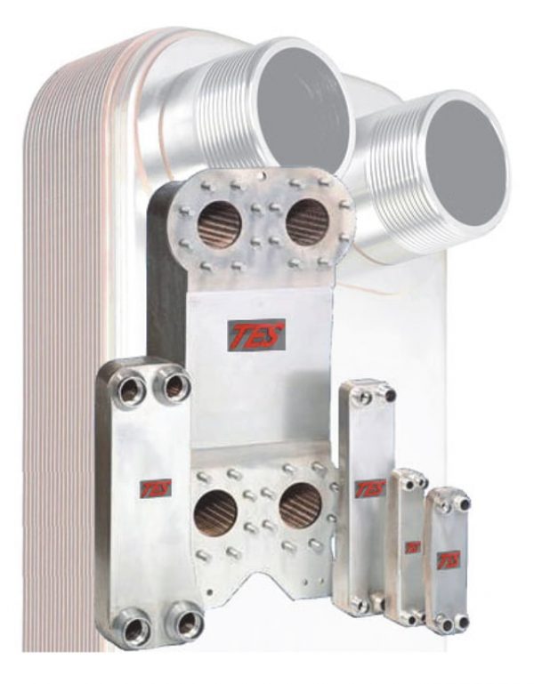 Scambiatore di calore in acciaio inox Hrale 50 piastre Max 285 kW Scambiatore termico lamellare Scambiatore di calore in acciaio inox Hrale 50 piastre Max 285 kW Scambiatore termico lamellare